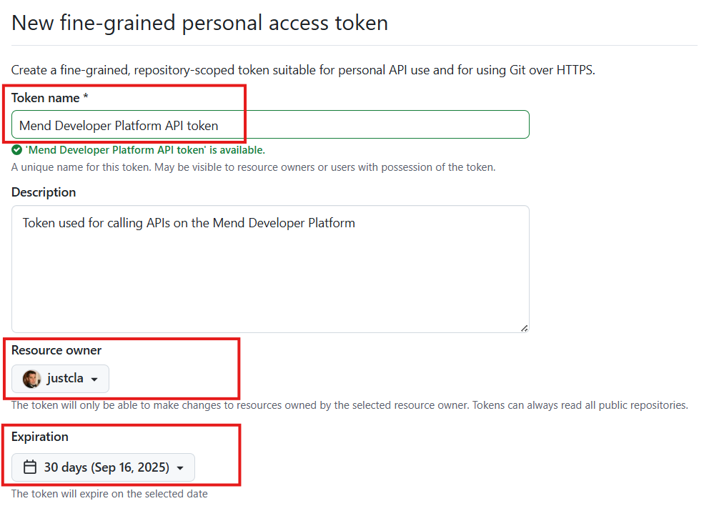 Fine-grained token settings